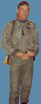 Randy Milligan in barrack's room at Wurtsmith AFB, MI, 26 Jul 67.